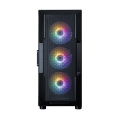 Zalman i3 NEO V2 Tower ATX Case - Sleek Black Design for Ultimate Performance - Model #8800263651146